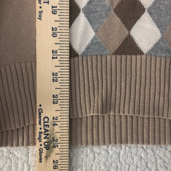 Vintage Liz Claiborne Diamond Patterned Sweater - Picture 2 of 8